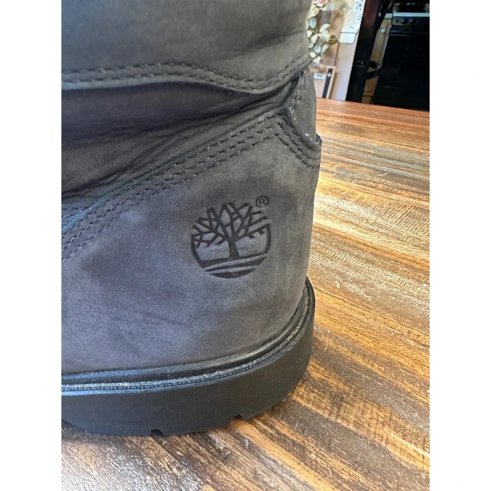 Timberland Mens Chukka Boots Dark Grey Nubuck Leather Lace Up Mid Top Size 11M